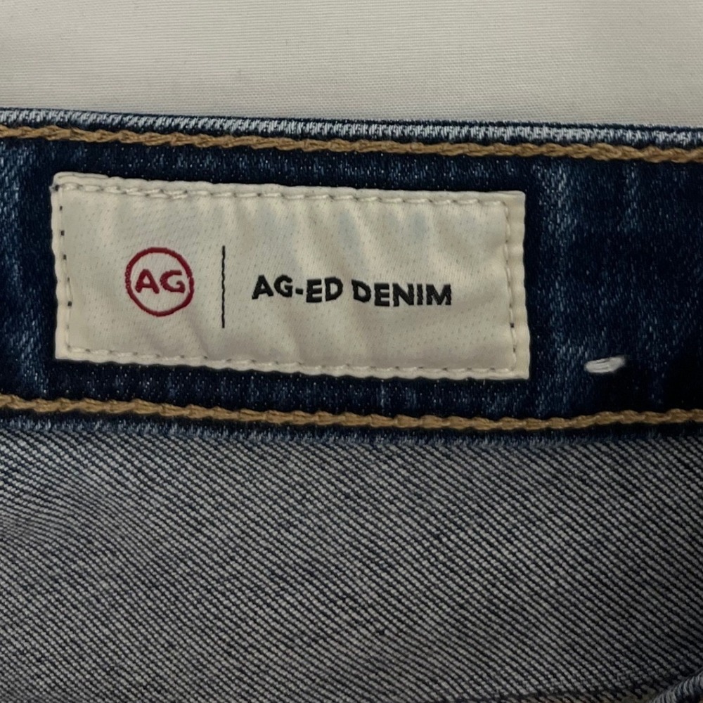 AG Adriano Goldschmied Farrah Boot Crop High Rise Jeans Dark Wash Size 24 - Picture 3 of 10